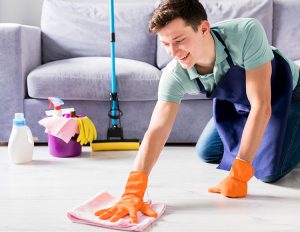Städa golvet